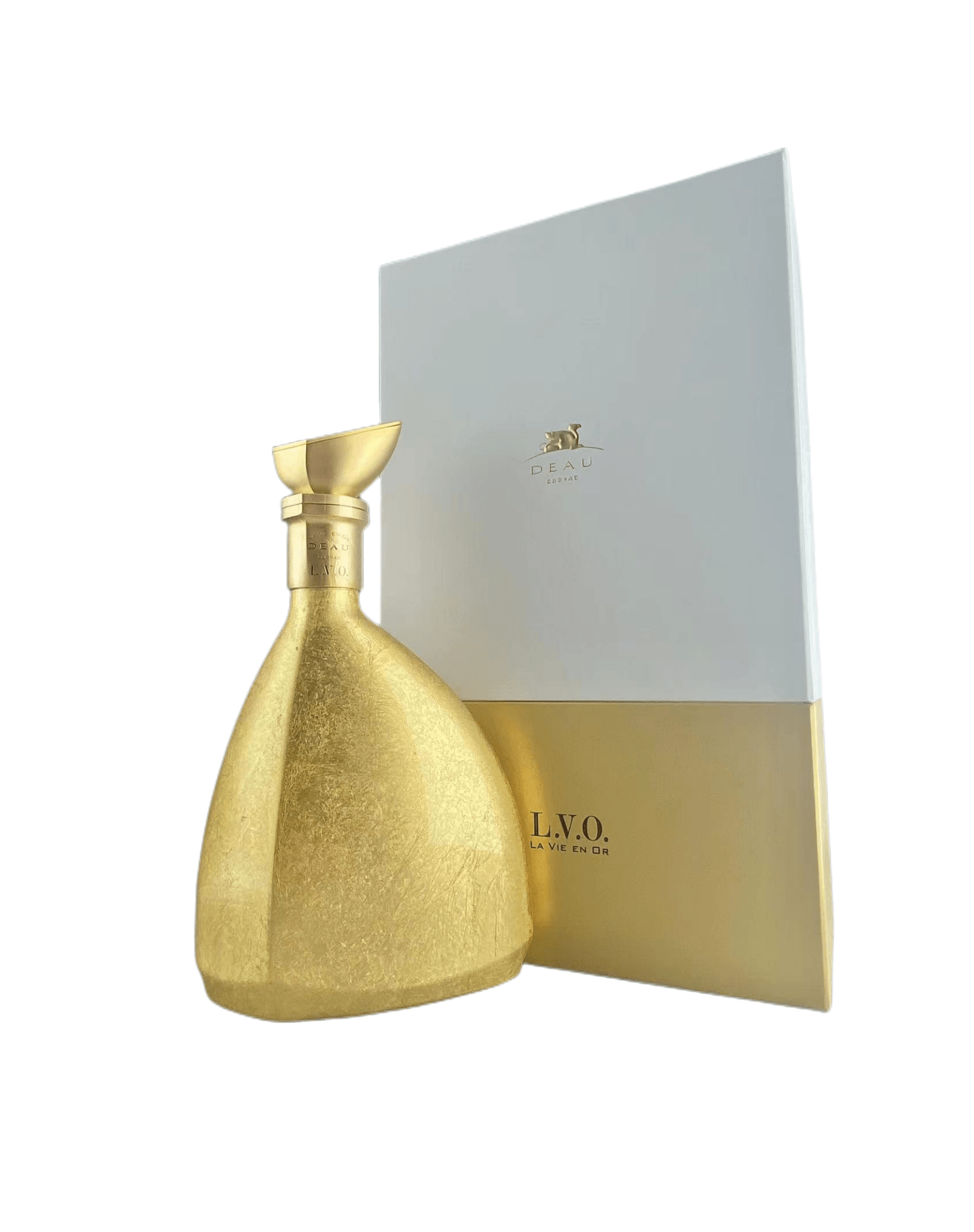 Deau L.V.O. La Vie En Or Cognac 24 Carat Gold Decanter 700ml | CG LIQUOR