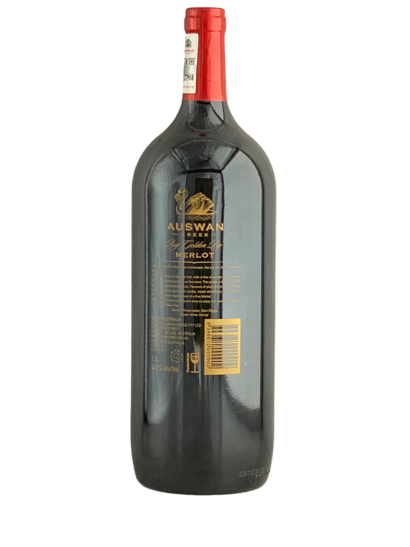 Auswan Creek Big Golden Pig Merlot 1.5L 2018