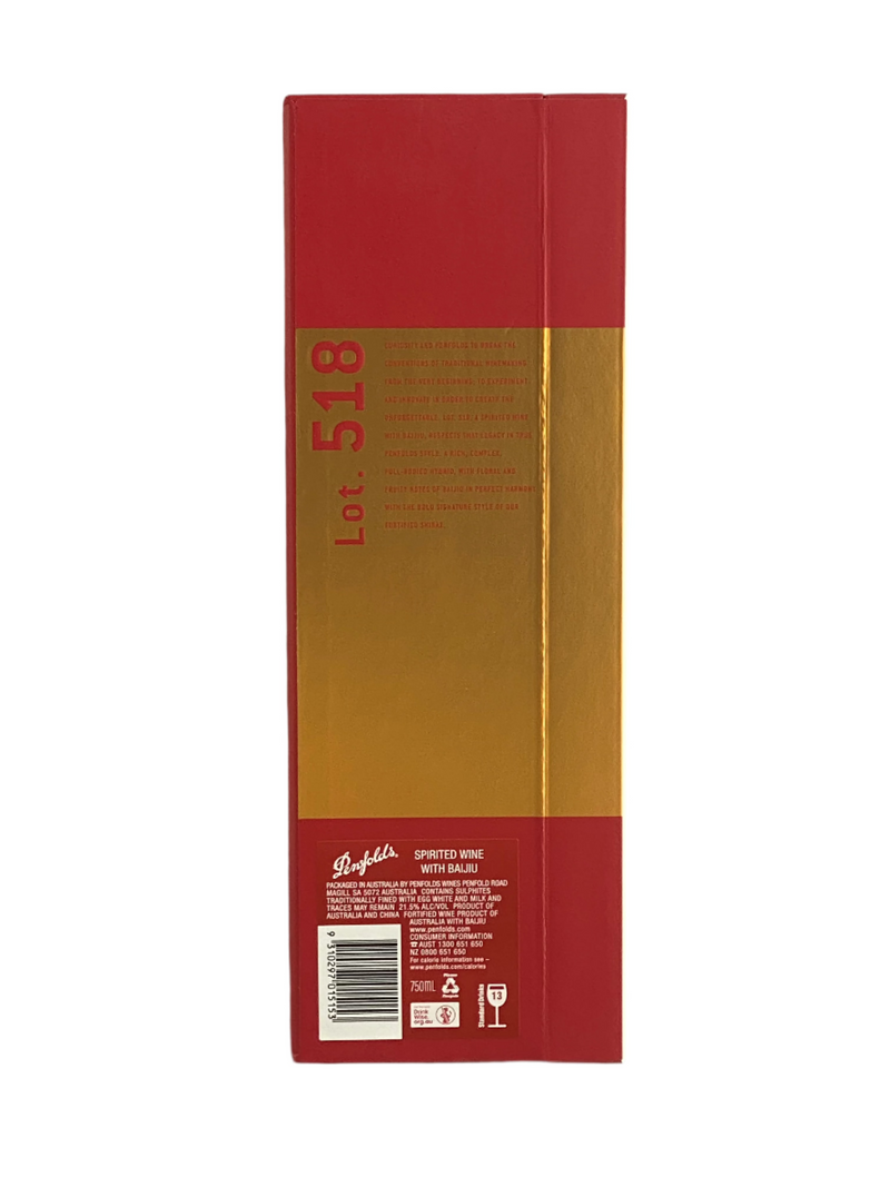 Penfolds Lot 518 Spirited Wine with Baijiu