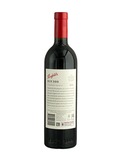 Penfolds Bin 389 Shiraz Cabernet 2021 750ml – Iconic Australian Red Blend