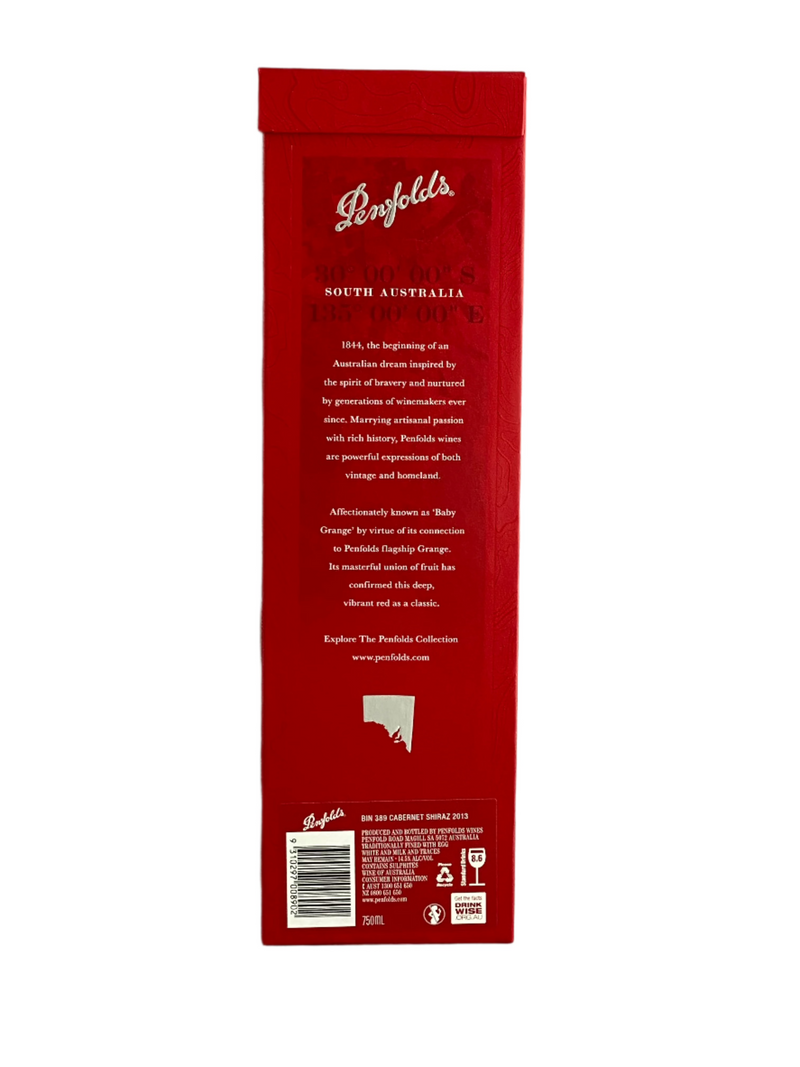 Penfolds Bin 389 Cabernet Shiraz 2013 Gift Box 750ml – Iconic Australian Red Wine