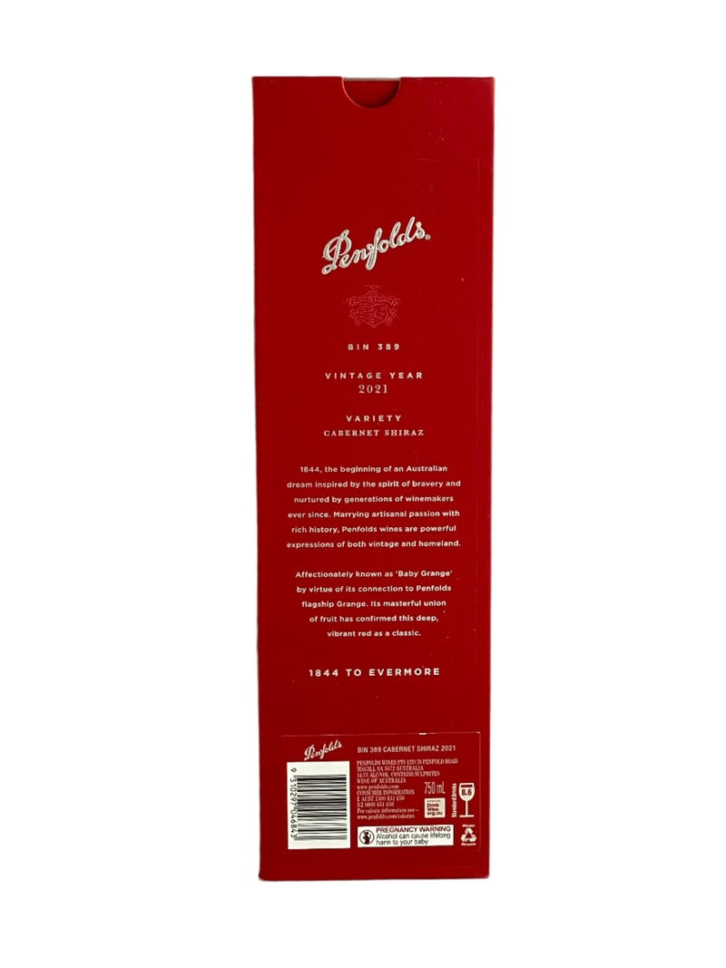 Penfolds Bin 389 Gift Box 2021 750ml – Premium Shiraz Cabernet Blend