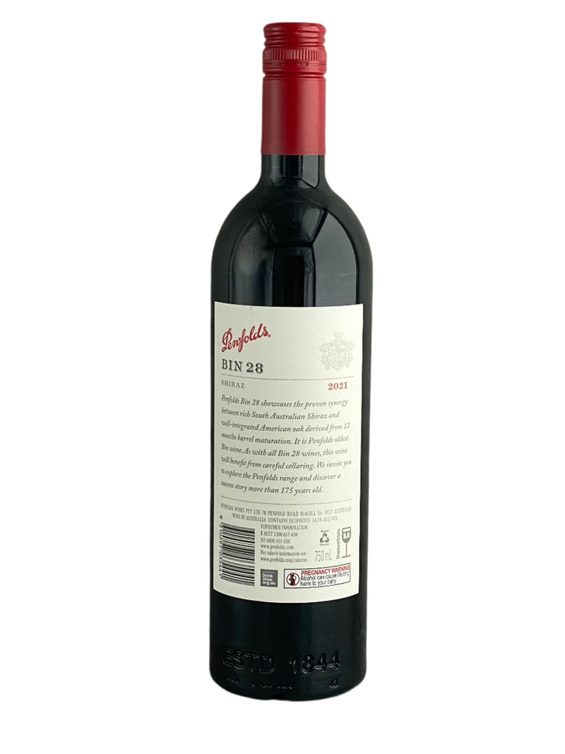 Penfolds Bin 28 Shiraz 2021 750ml – Rich & Bold Australian Shiraz