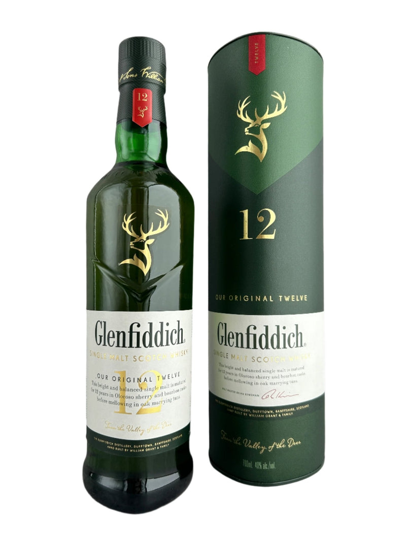 Glenfiddich 12 Year Old Single Malt Scotch Whisky – 700ml - CG LIQUOR