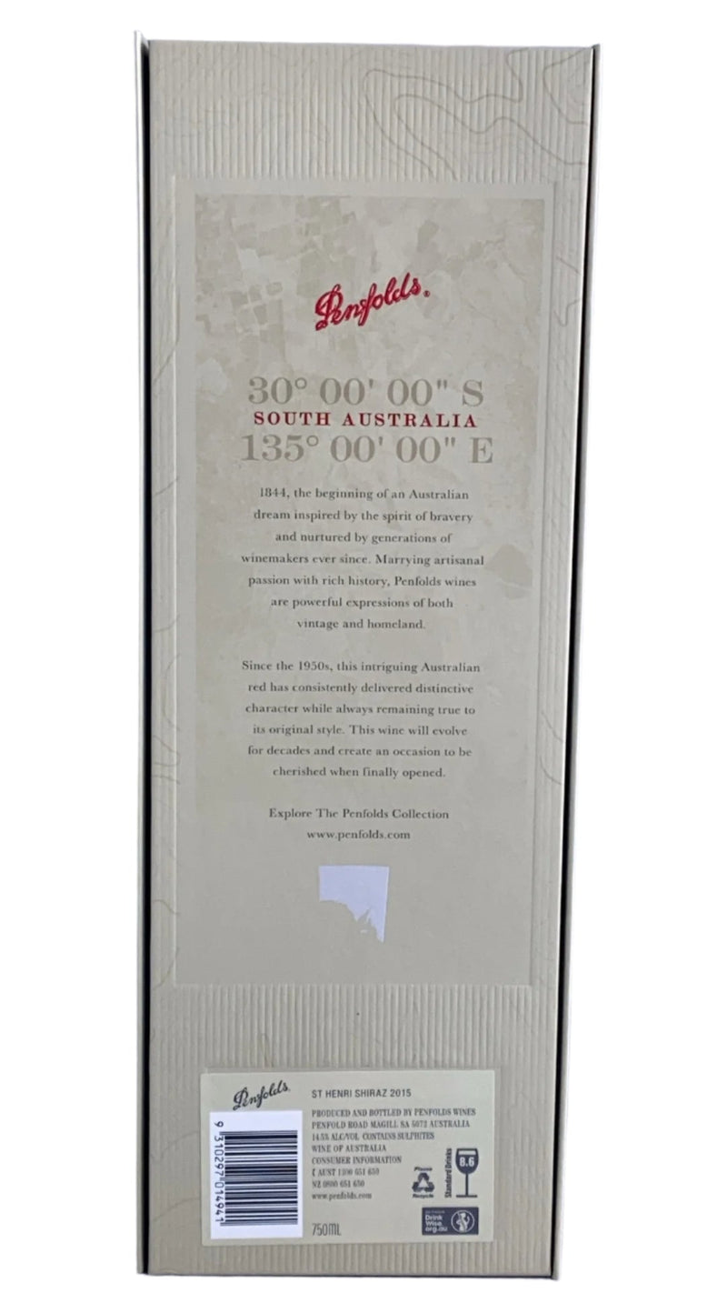 Penfolds St Henri Gift Box 2015 750ml - CG LIQUOR