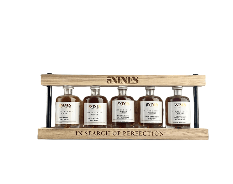 Single Malt Sampler 5Nines Whisky Tasting Set – 5 x 50ml Bottles | South Australian Single ...