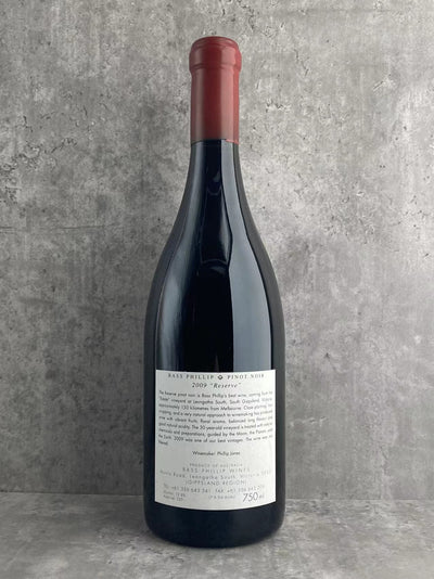 【B&S】Bass Phillip Reserve Pinot Noir 2009 750ml ID:015 - CG Liquor