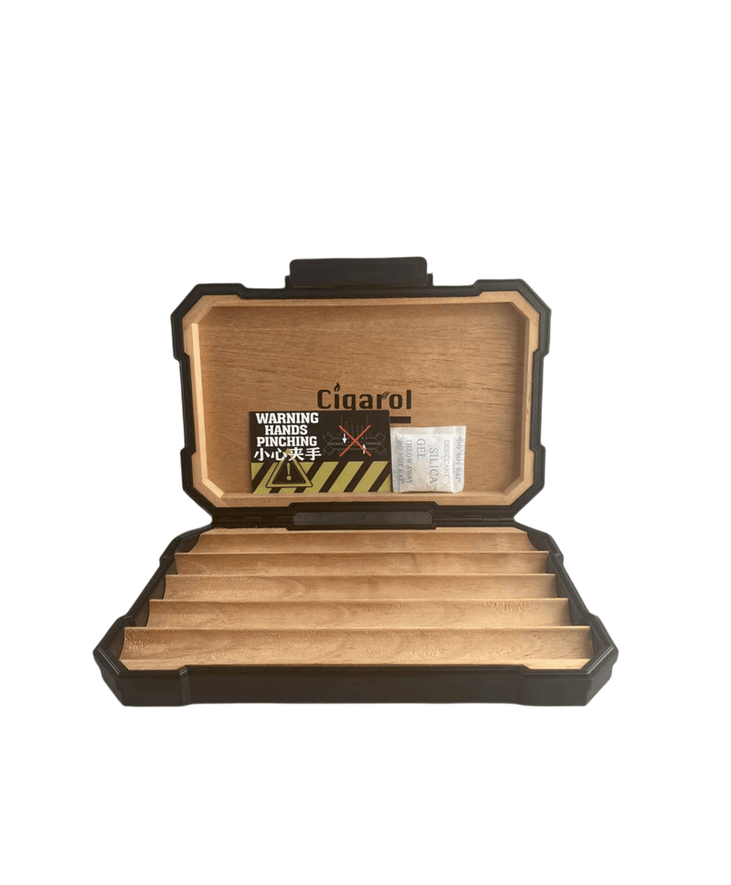 Cigarol Cigar Travel Case Black - CG LIQUOR