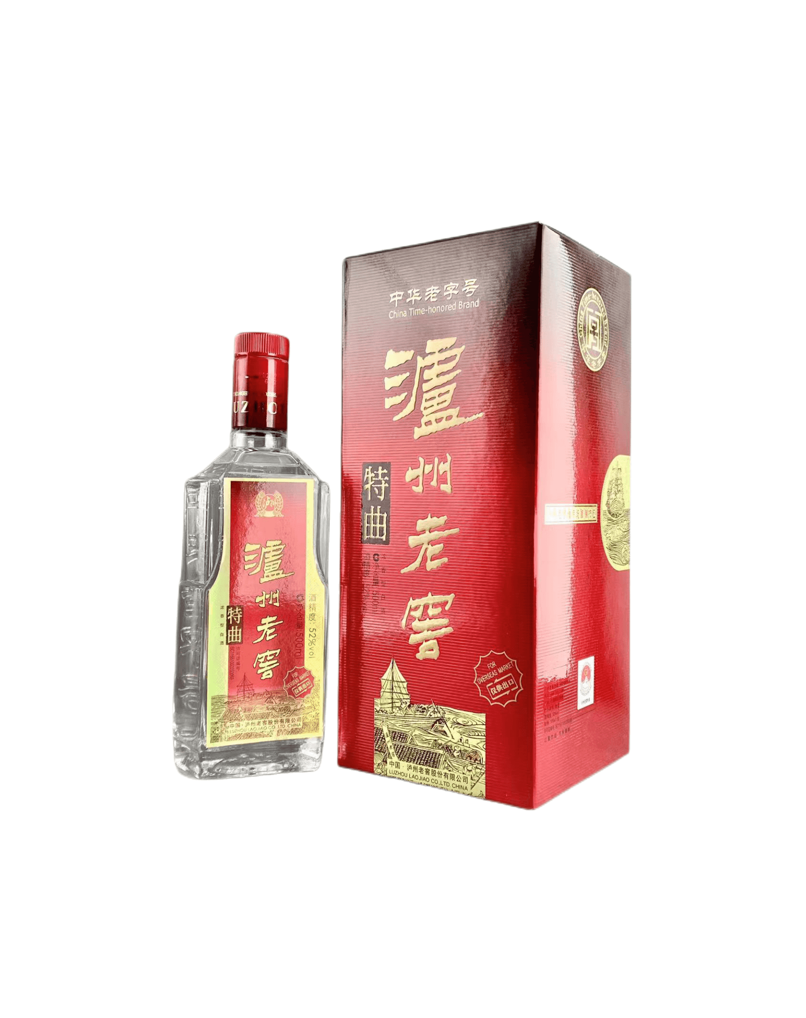 Lu Zhou Lao Jiao Te Qu 500ml 52% ABV | CG LIQUOR