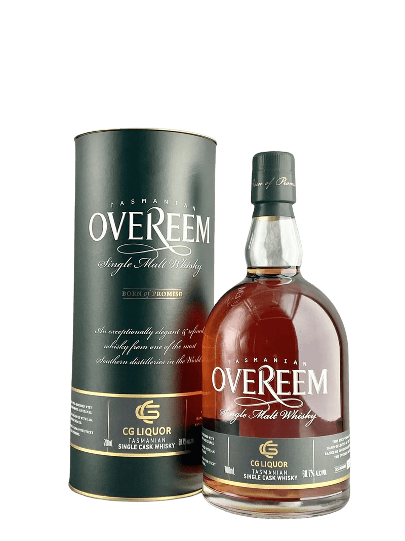 Overeem Port Cask Single Malt Whisky 700ml 60.7% Alc CG Liquor Limited Edition - CG LIQUOR