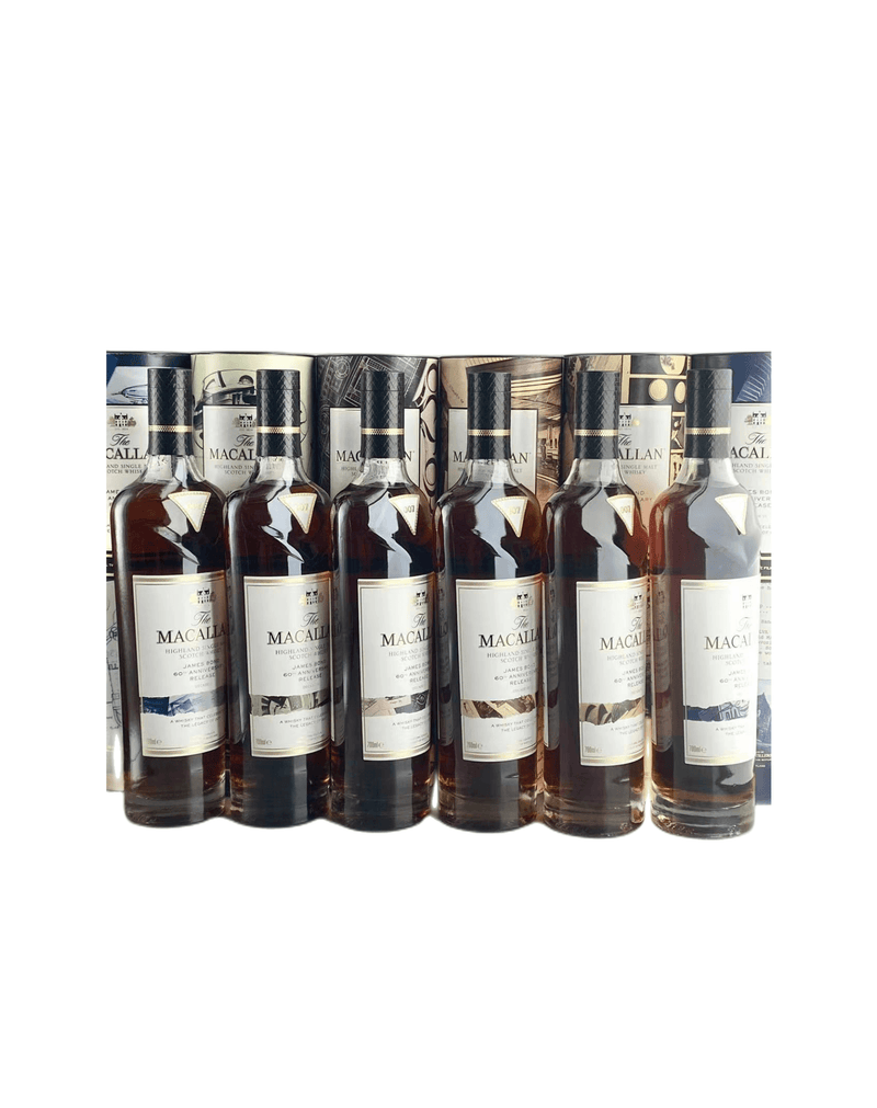 The Macallan James Bond 6 Bottle Set (6 x 700ml) - CG Liquor